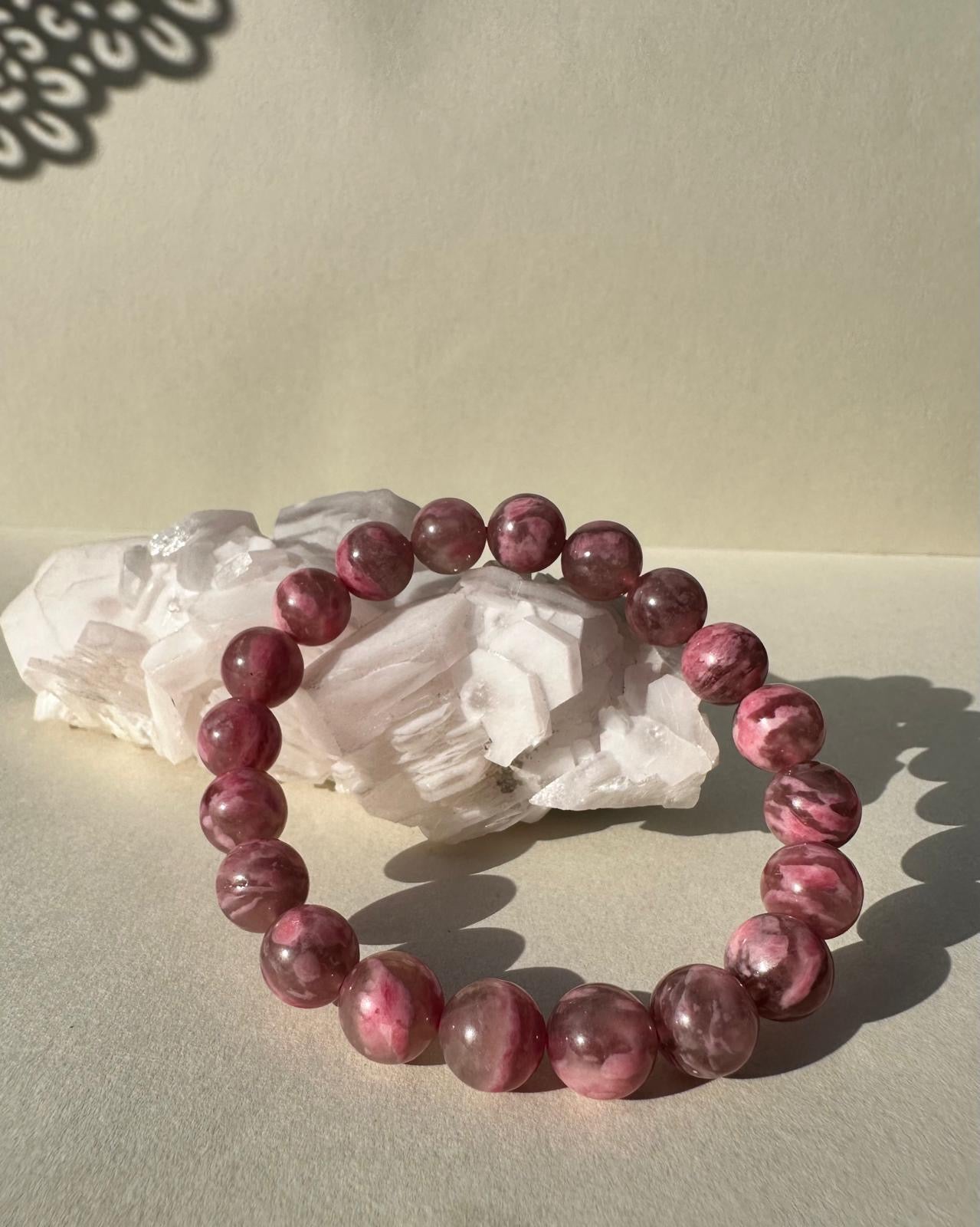 Ice Rhodonite Bracelet