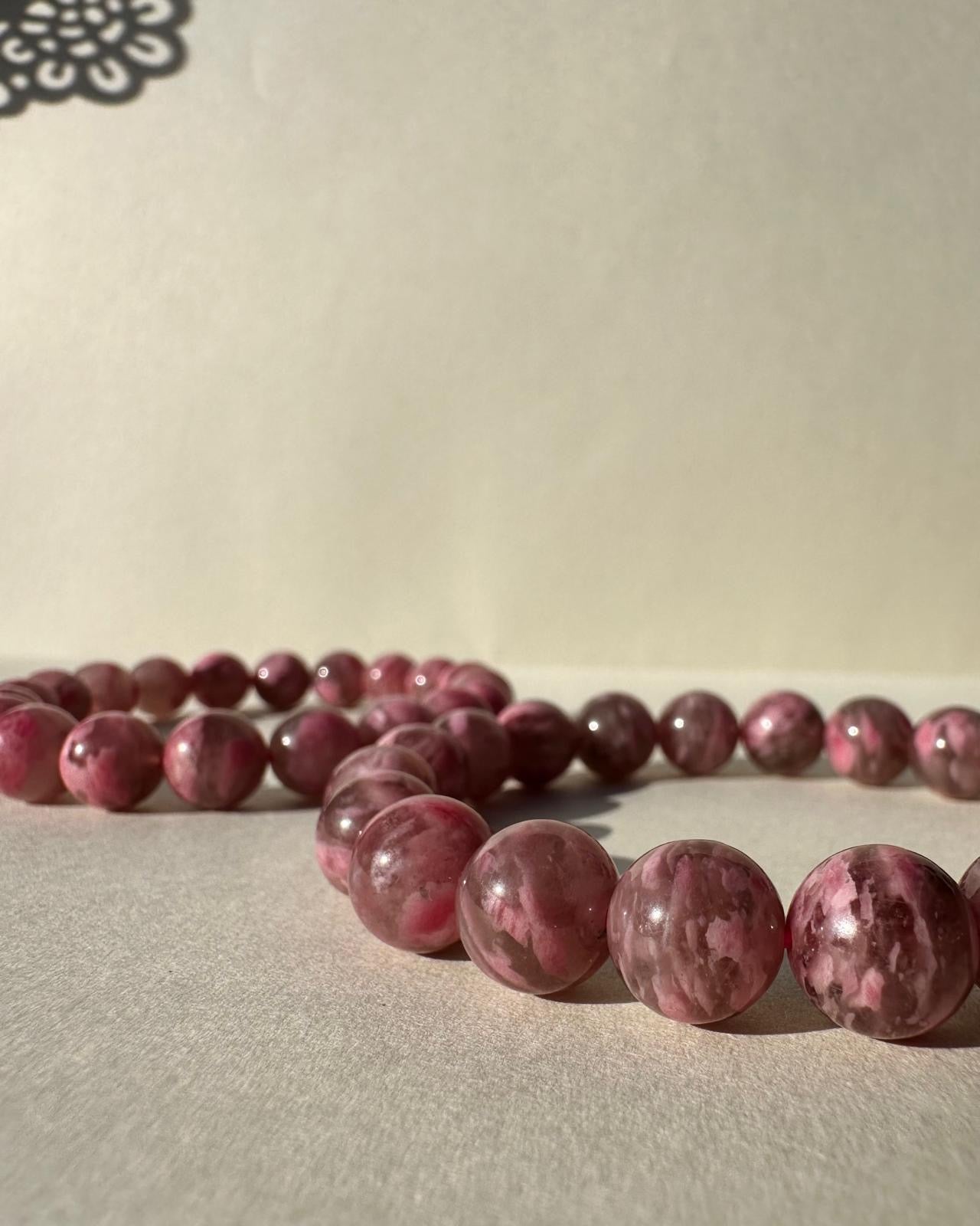 Ice Rhodonite Bracelet
