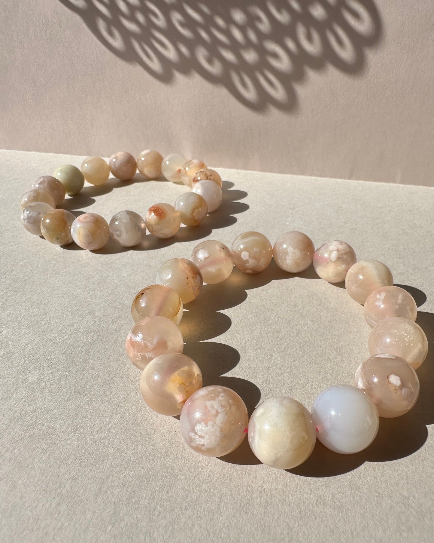 Flower Agate Bracelet