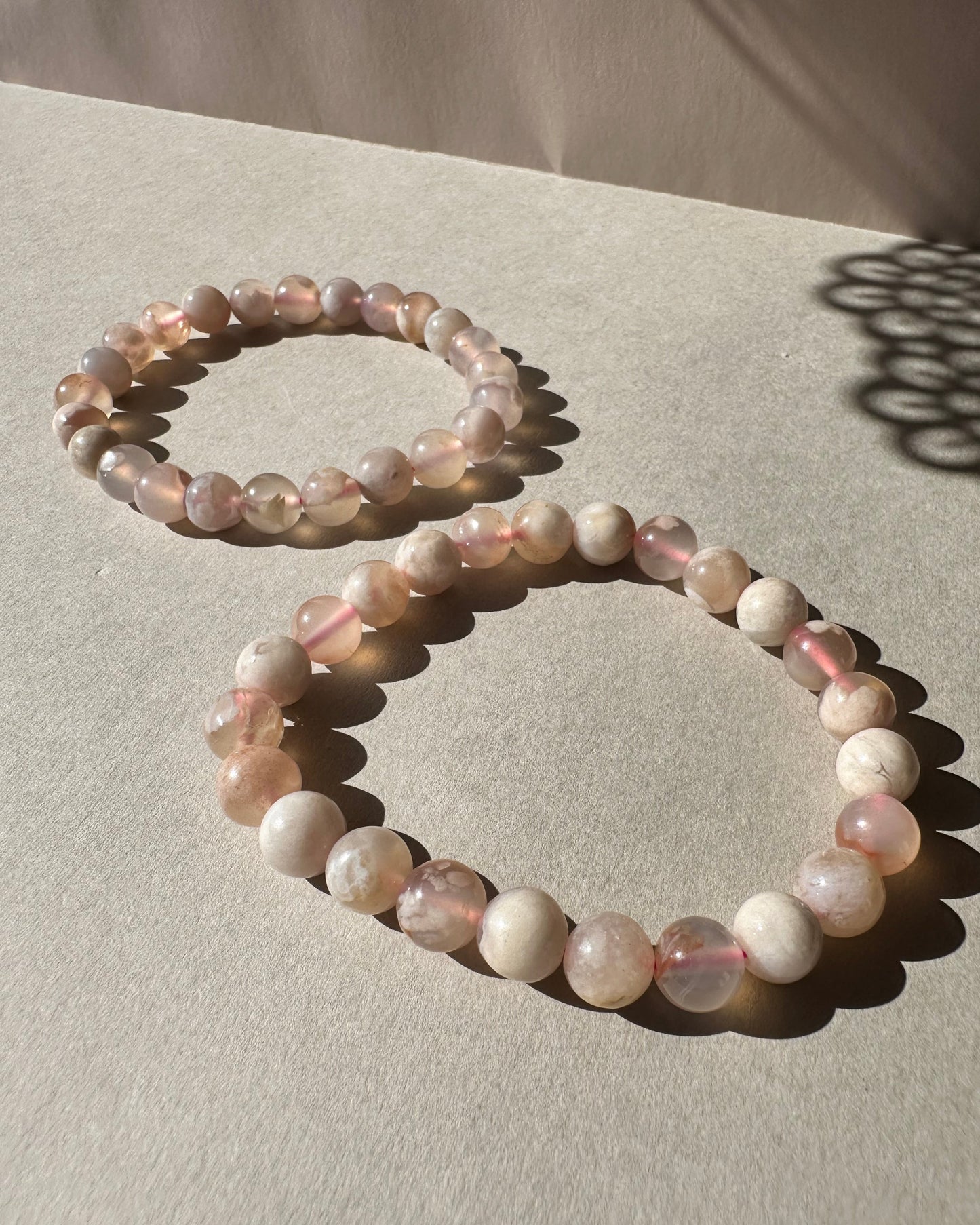 Flower Agate Bracelet