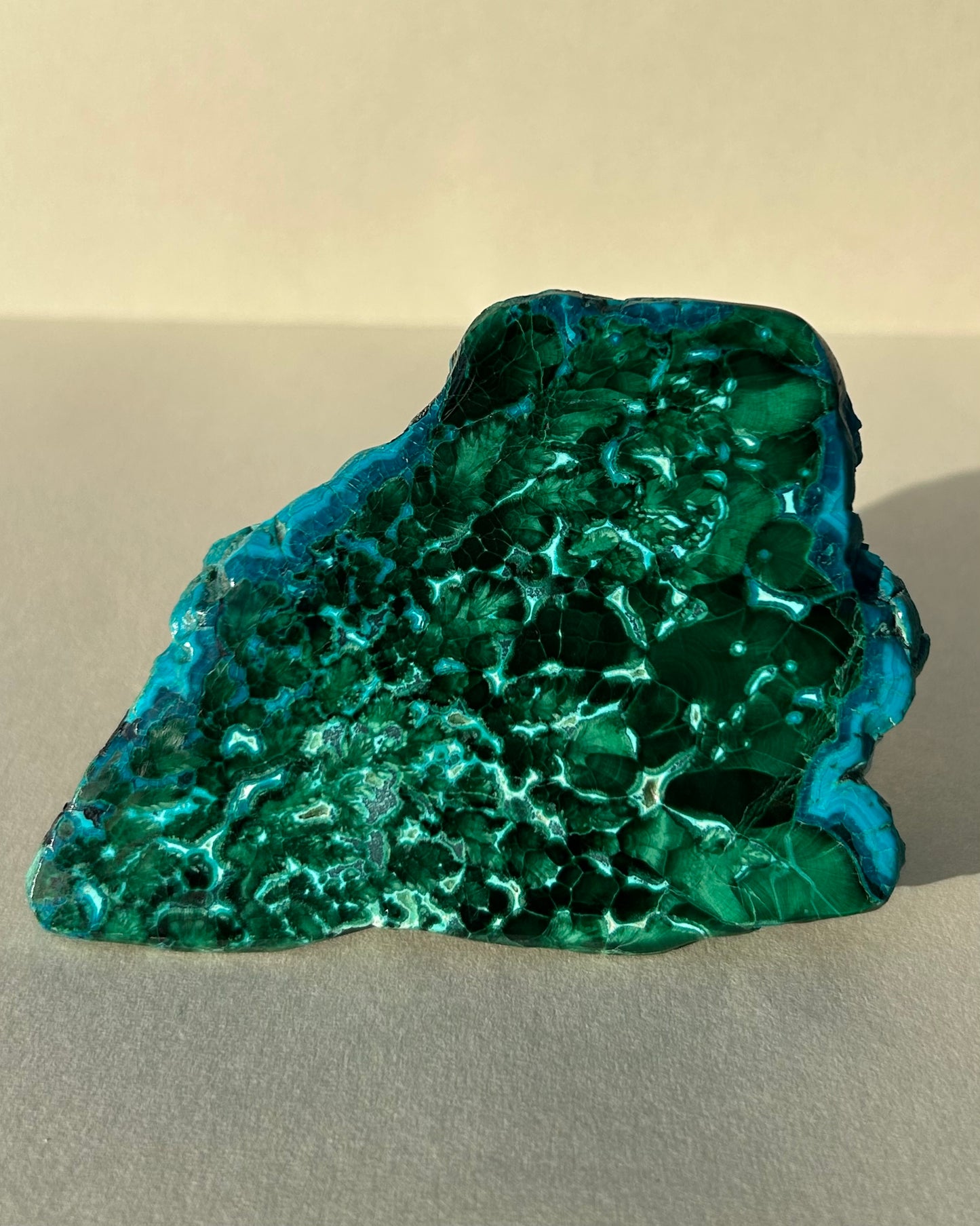 *Rare* AAA Gem Grade Malachite with Chrysocolla and Azurite from Mexico
