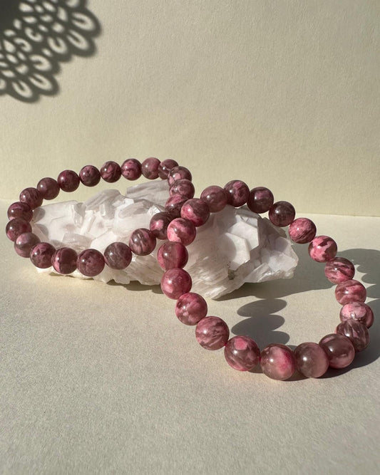 Ice Rhodonite Bracelet