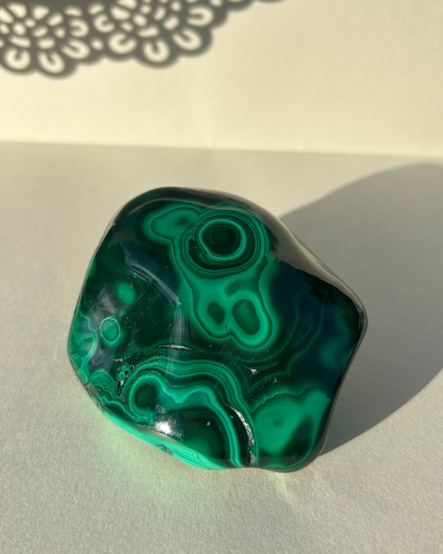 Polished Malachite Freeform from Mexico