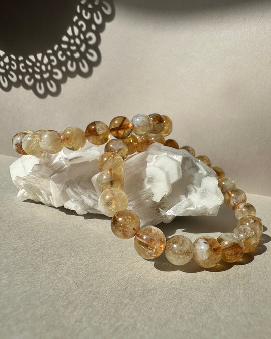 Snow Citrine Bracelet