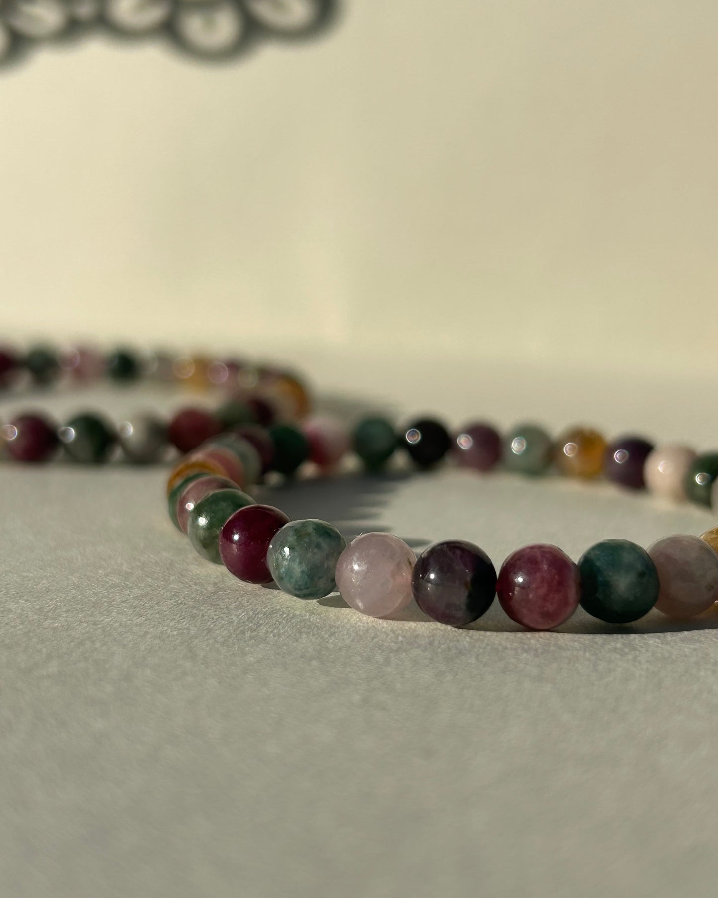 Rainbow Tourmaline Bracelet 6mm