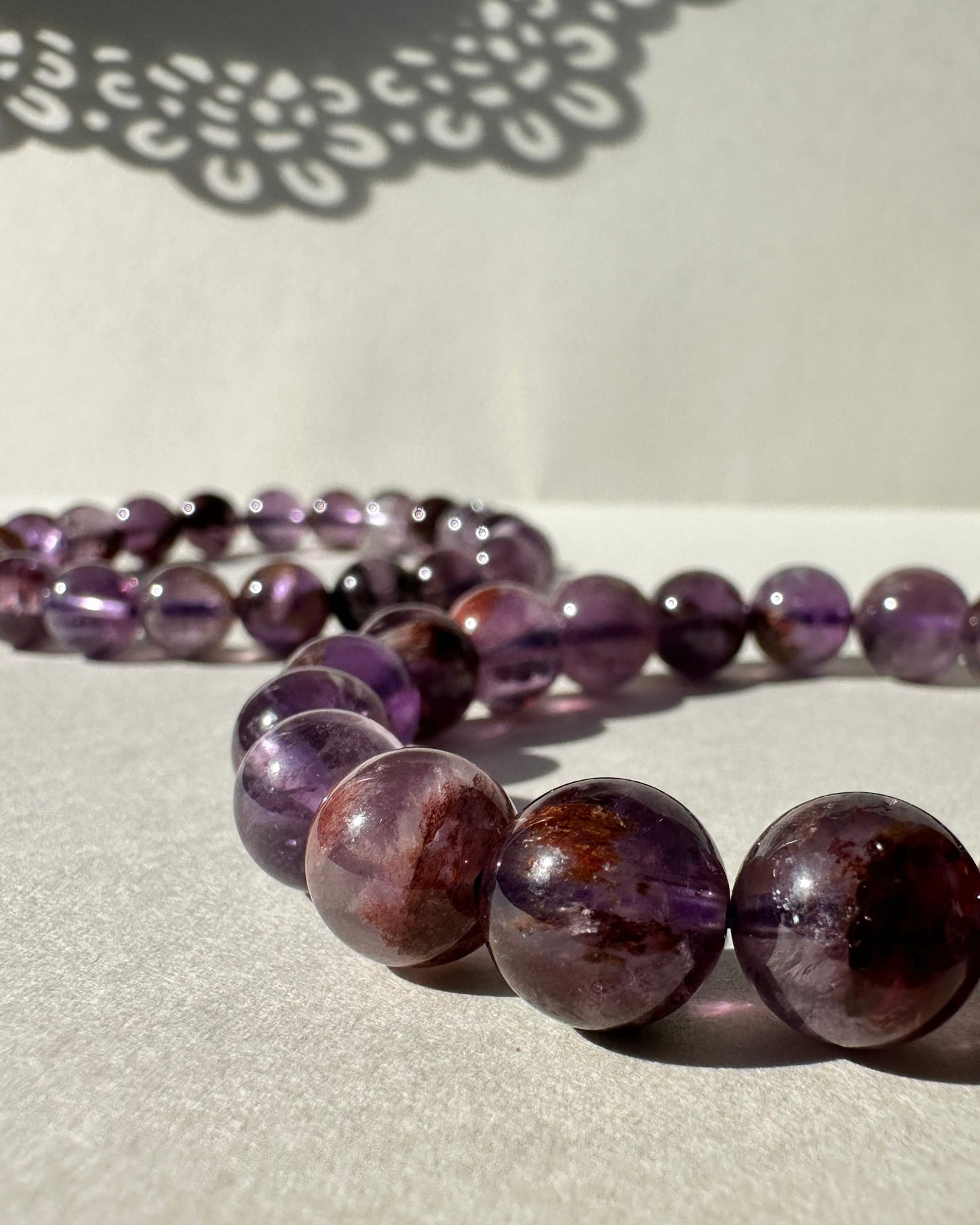 Amethyst Garden Quartz Bracelet