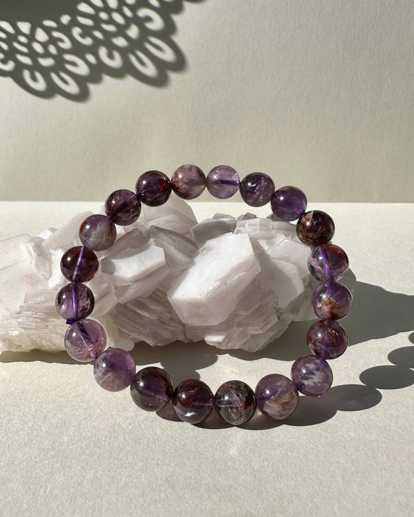 Amethyst Garden Quartz Bracelet