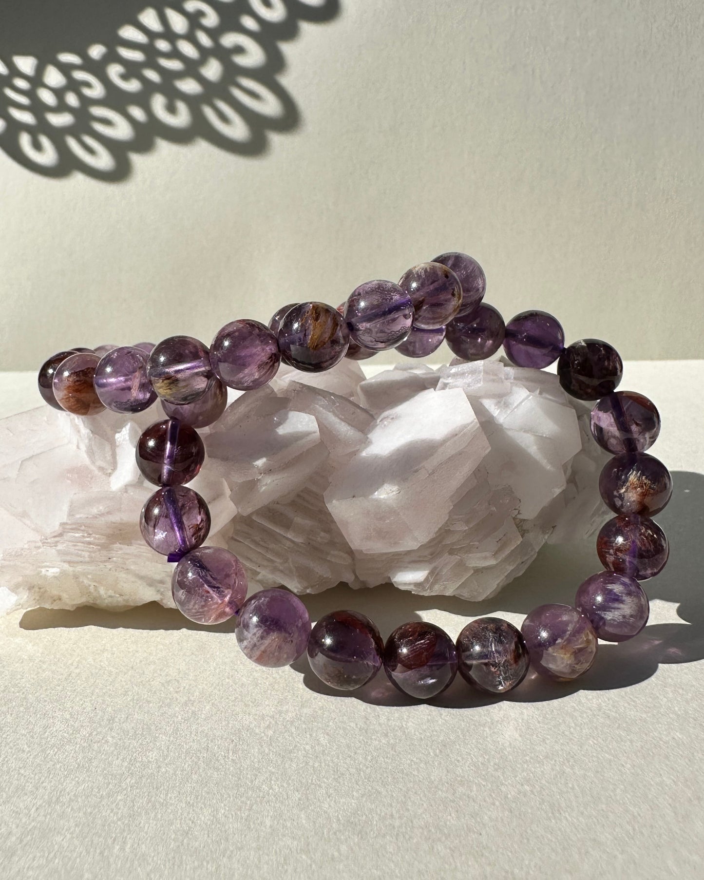 Amethyst Garden Quartz Bracelet