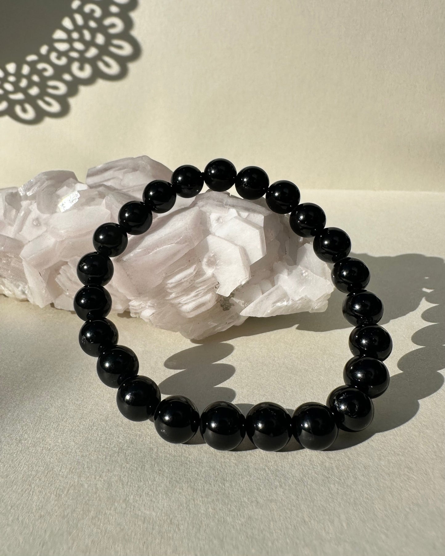 Black Tourmaline Bracelet 8mm