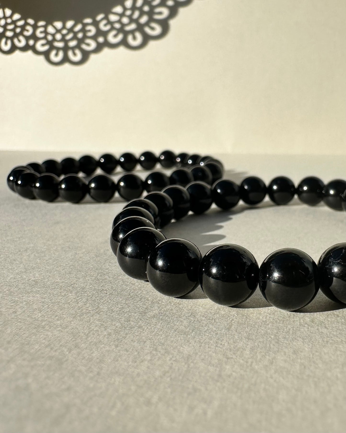 Black Tourmaline Bracelet 8mm