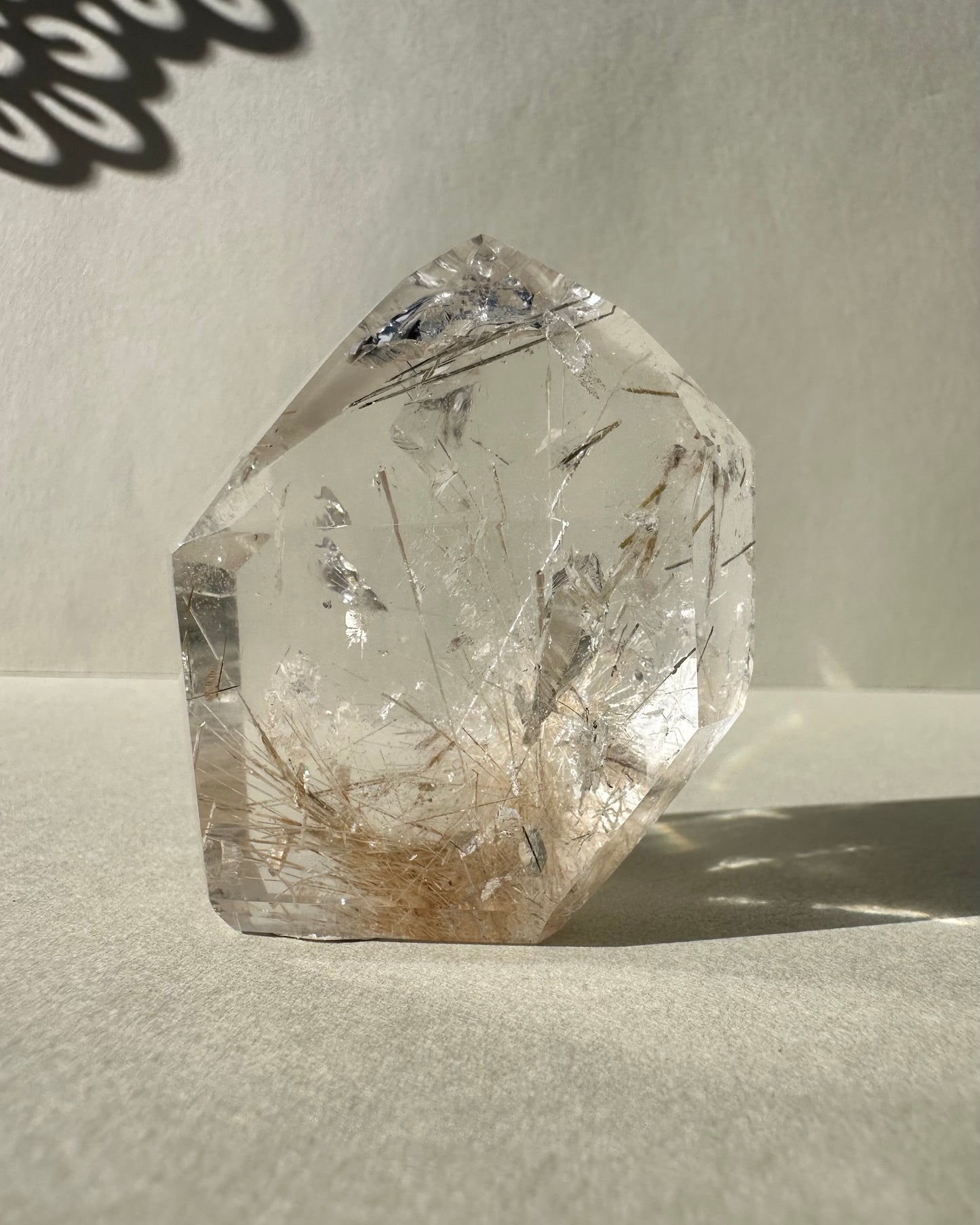 Stunning Straw Rutile Quartz from Brazil