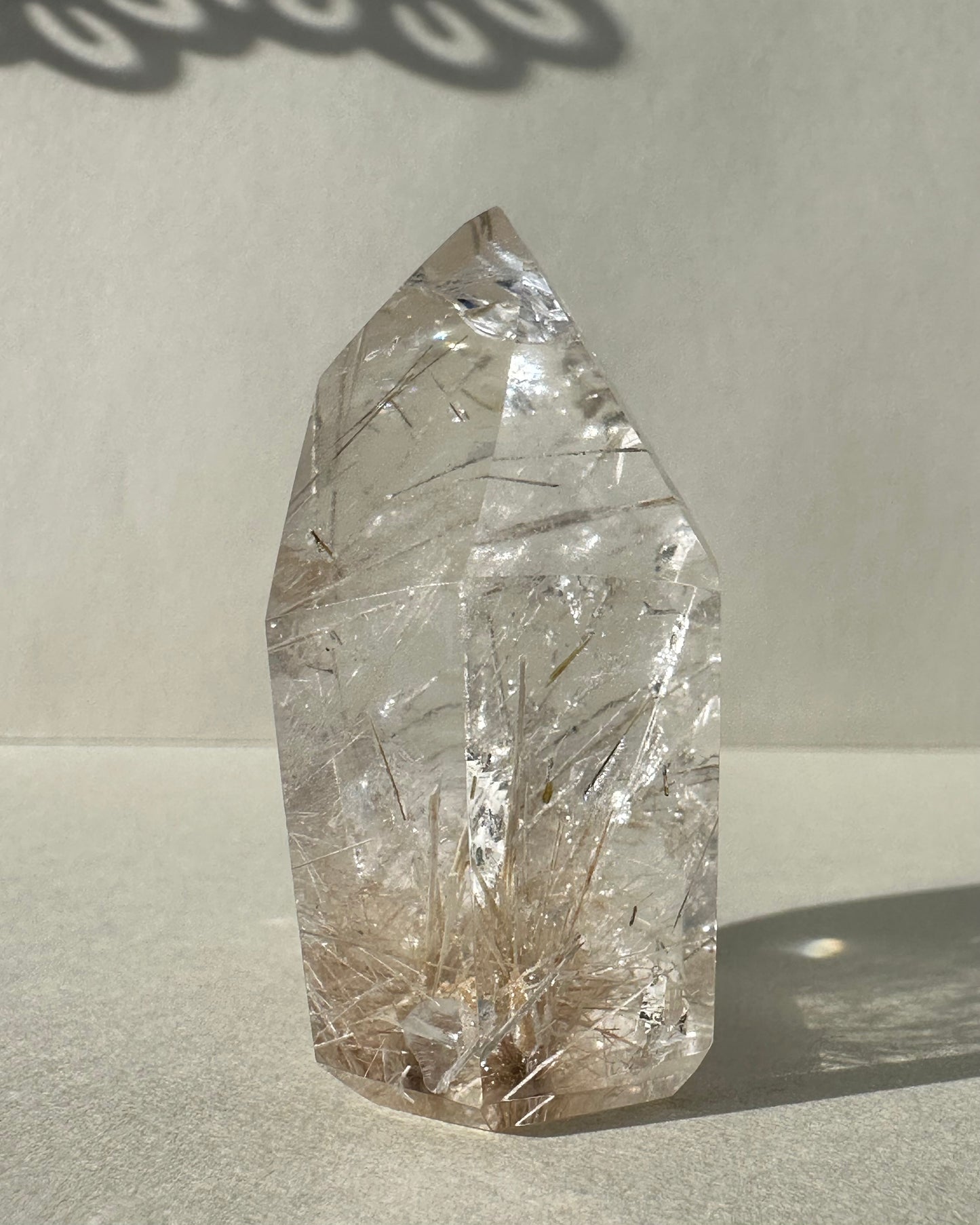 Stunning Straw Rutile Quartz from Brazil