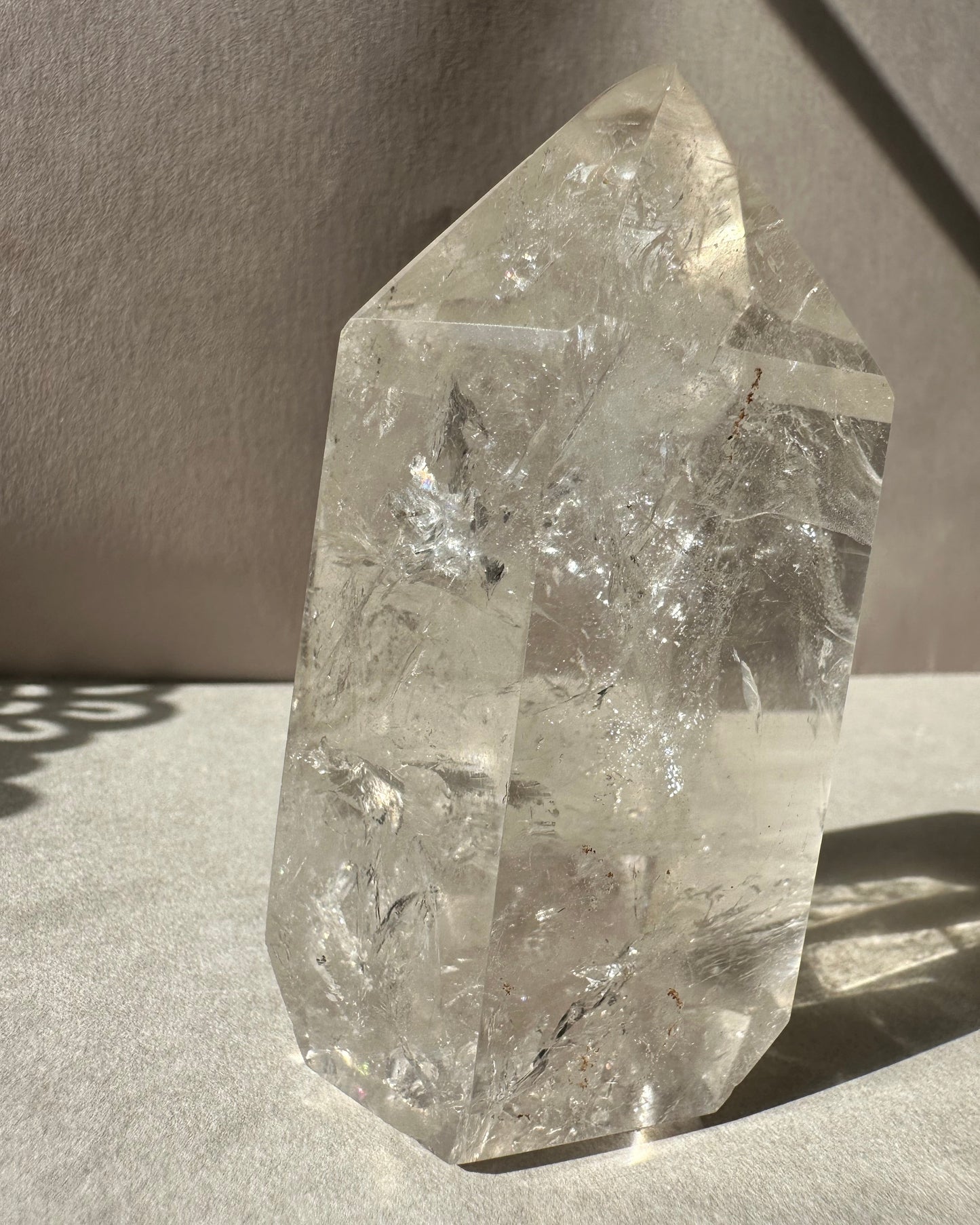 Clear Quartz Tower