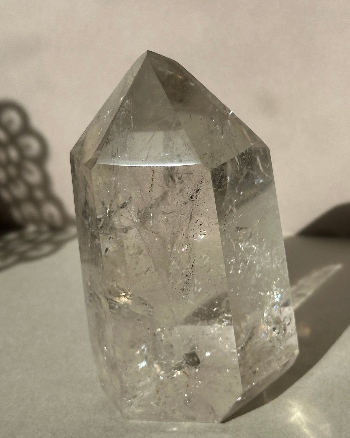 Clear Quartz Tower